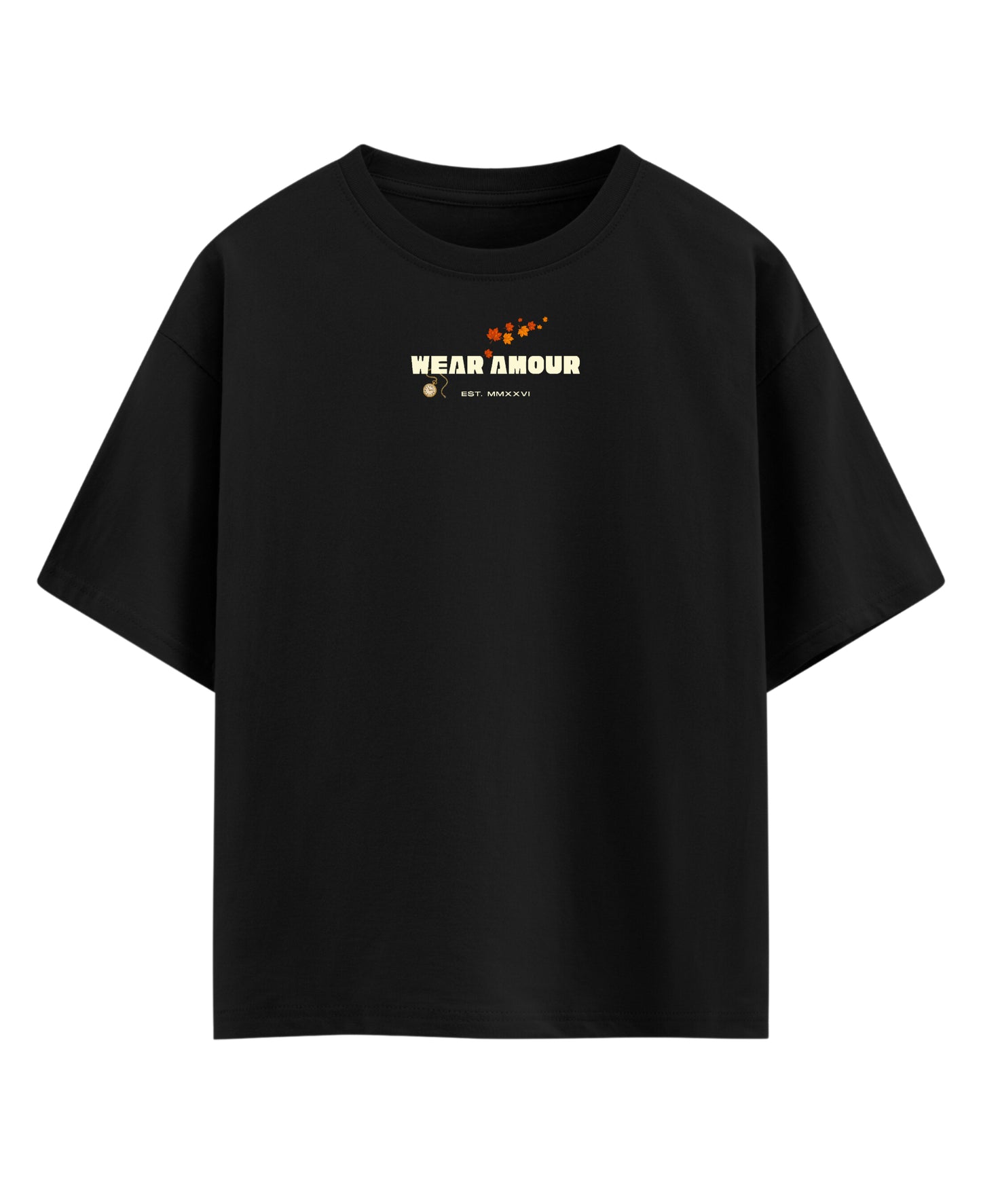 Black Oversized T-shirt Front Design