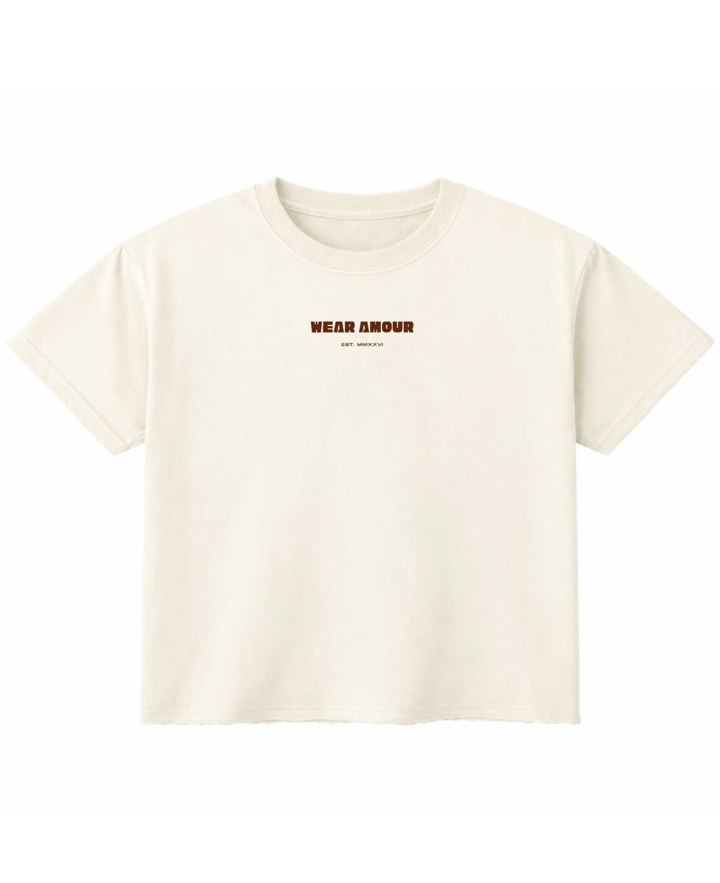 Off White Boxy Fit T-shirt Front Design