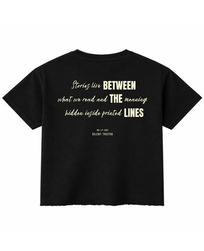 Black Boxy Fit T-shirt Back Design