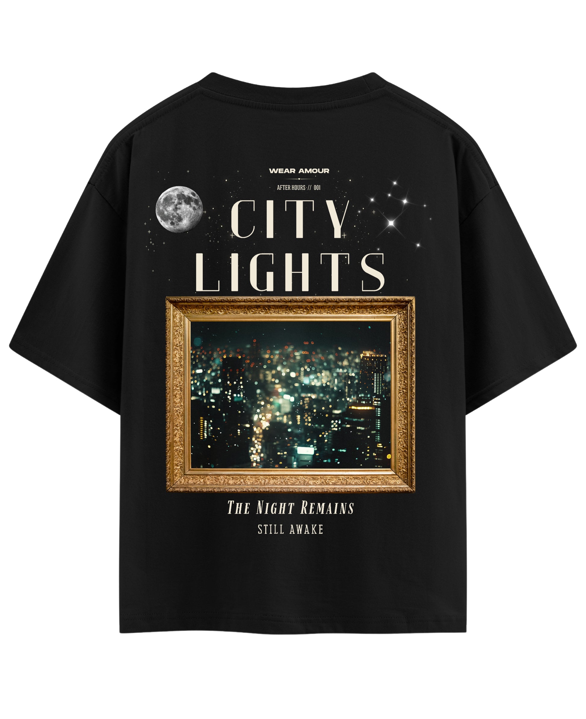 Black Oversized T-shirt Back Design