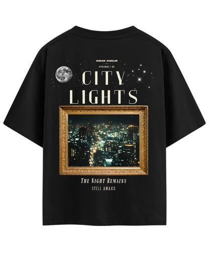 Black Oversized T-shirt Back Design