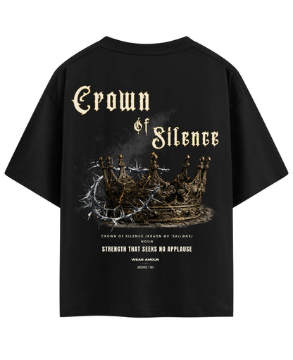 Black Oversized T-shirt Back Design