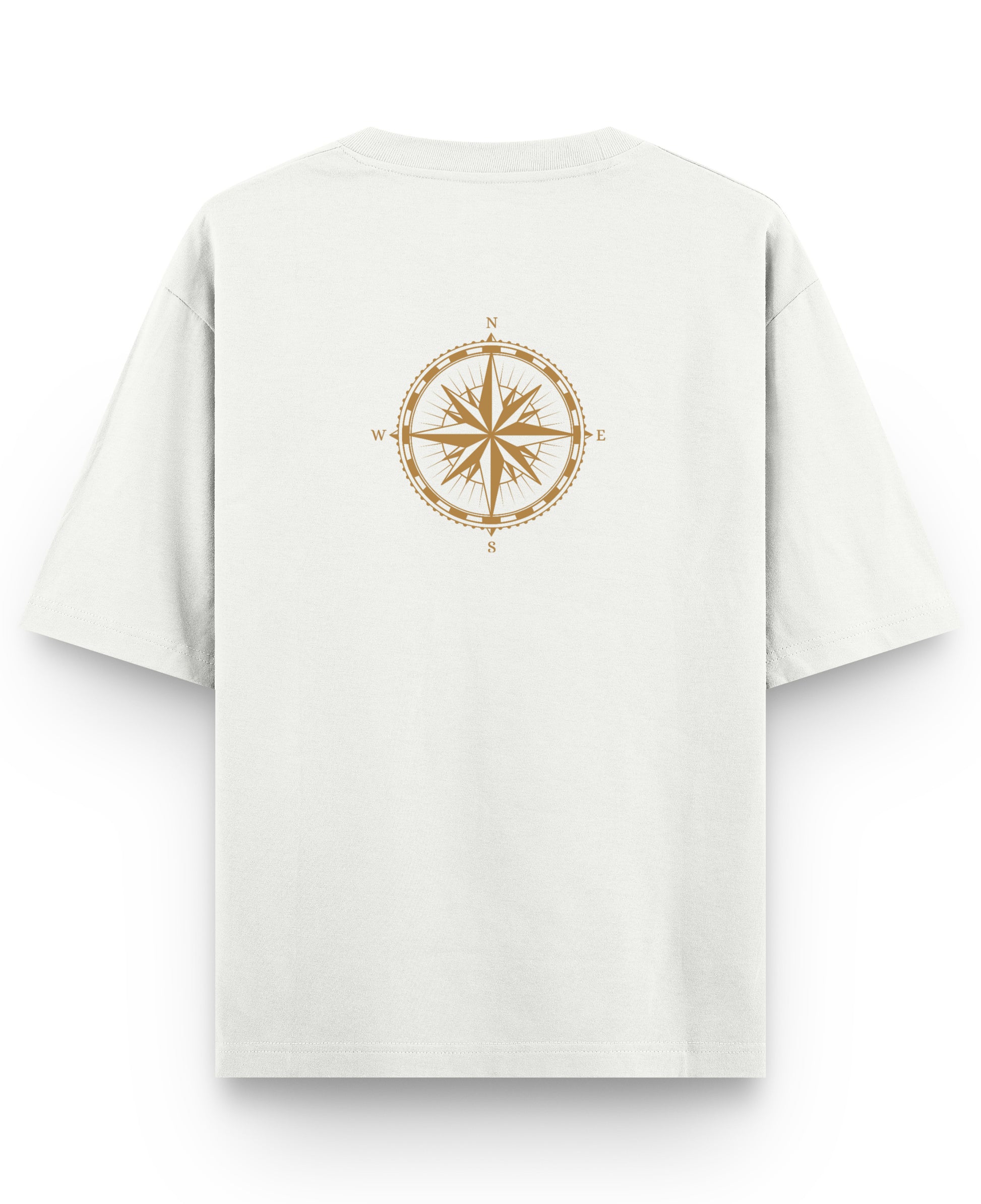 Off White Oversized T-shirt Back Design