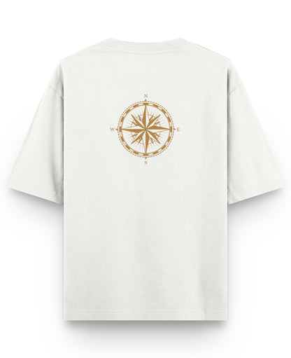 Off White Oversized T-shirt Back Design