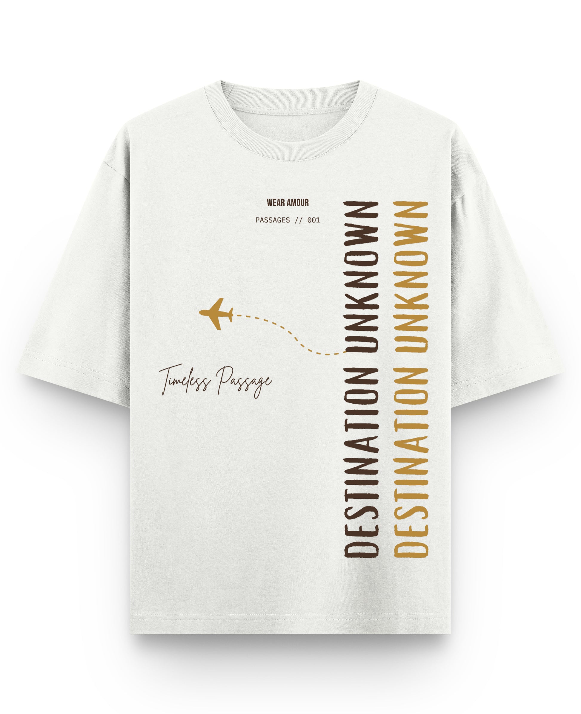Off White Oversized T-shirt Front Design