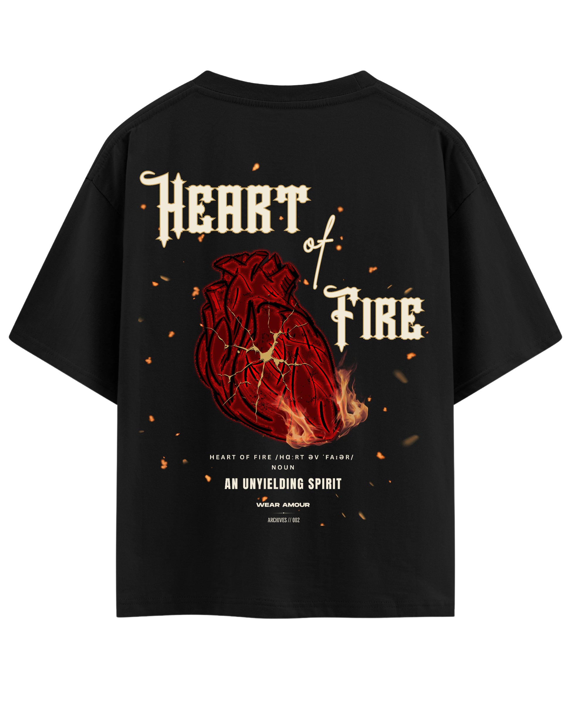 Black Oversized T-shirt Back Design