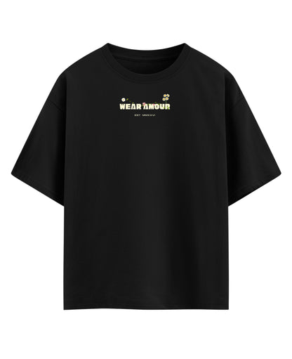 Black Oversized T-shirt Front Design