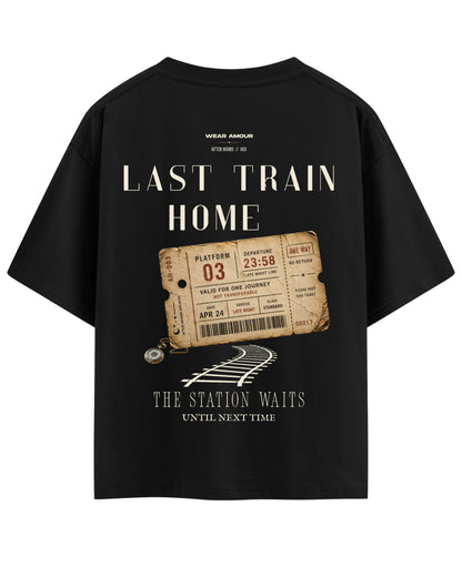Black Oversized T-shirt Back Design