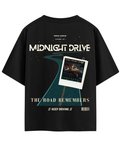 Black Oversized T-shirt Back Design