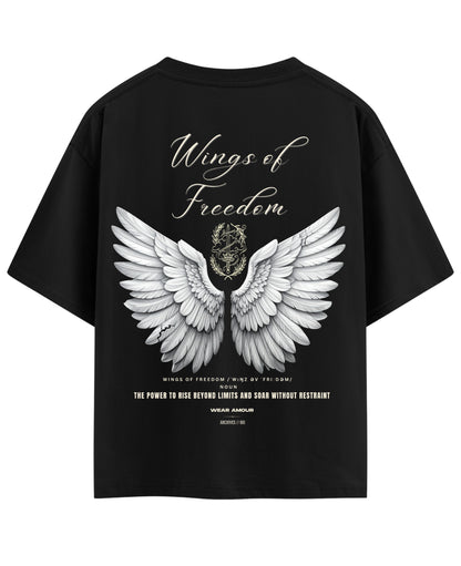Black Oversized T-shirt Back Design