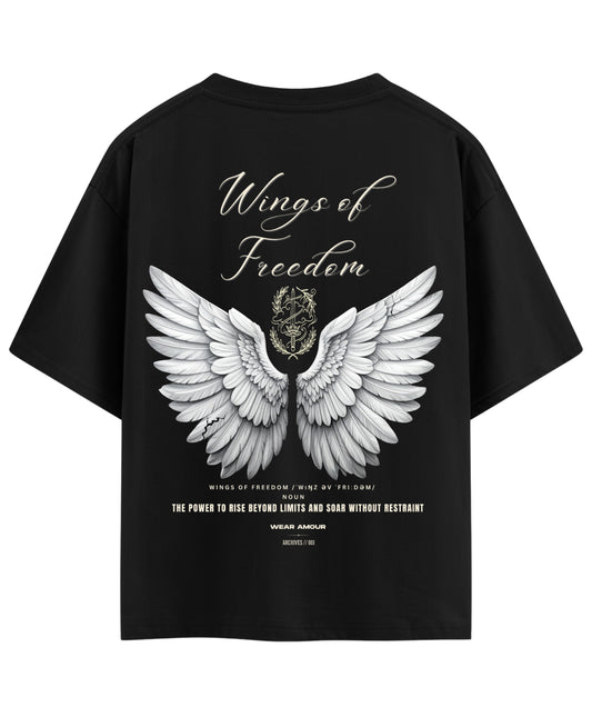 Black Oversized T-shirt Back Design